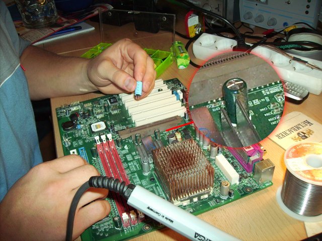 mainboard kondensator