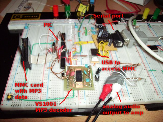 VS1001 prototyp